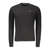 Napapijri Black Cotton Men Sweater